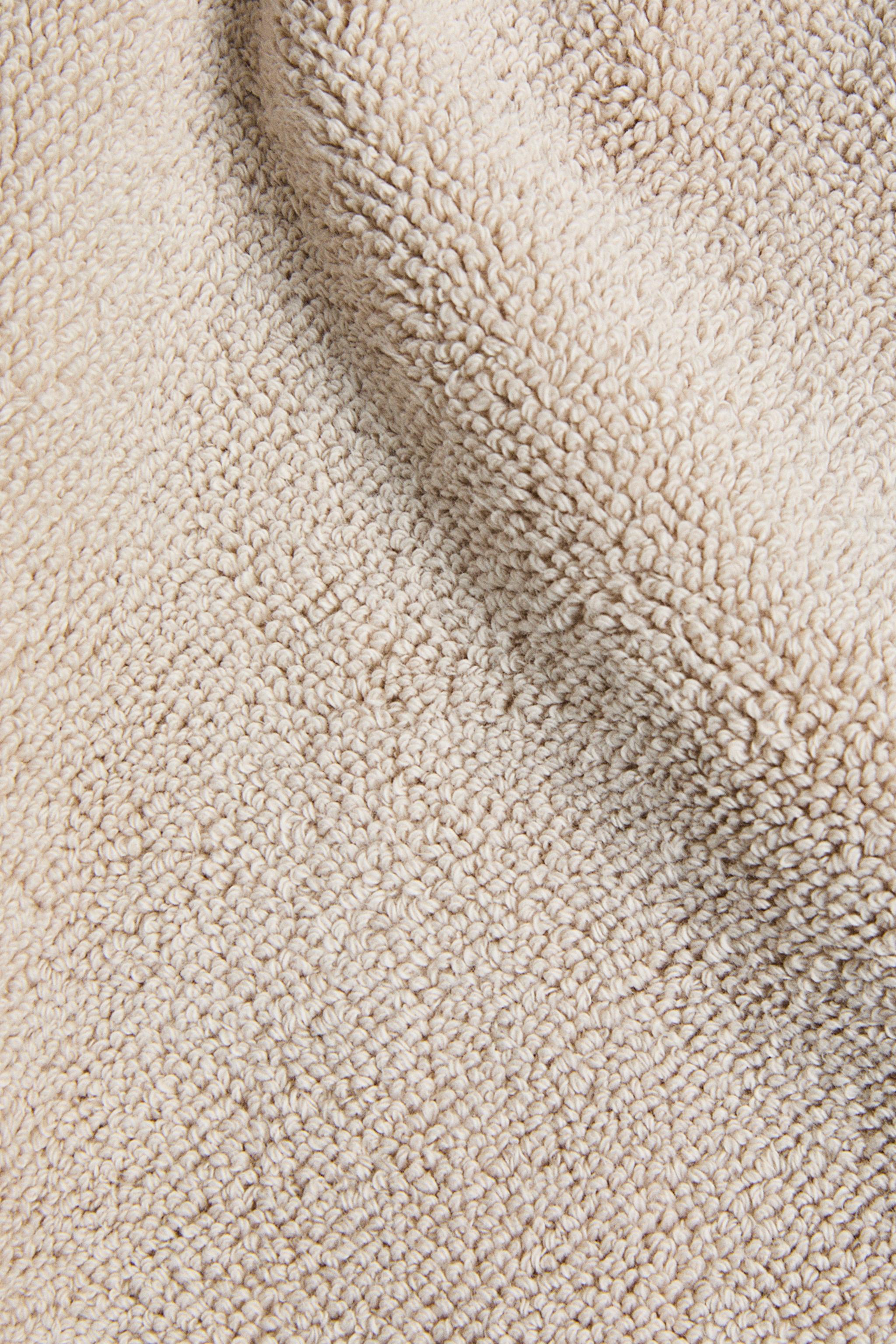 TAPIS DE BAIN COTON POINT RIZ